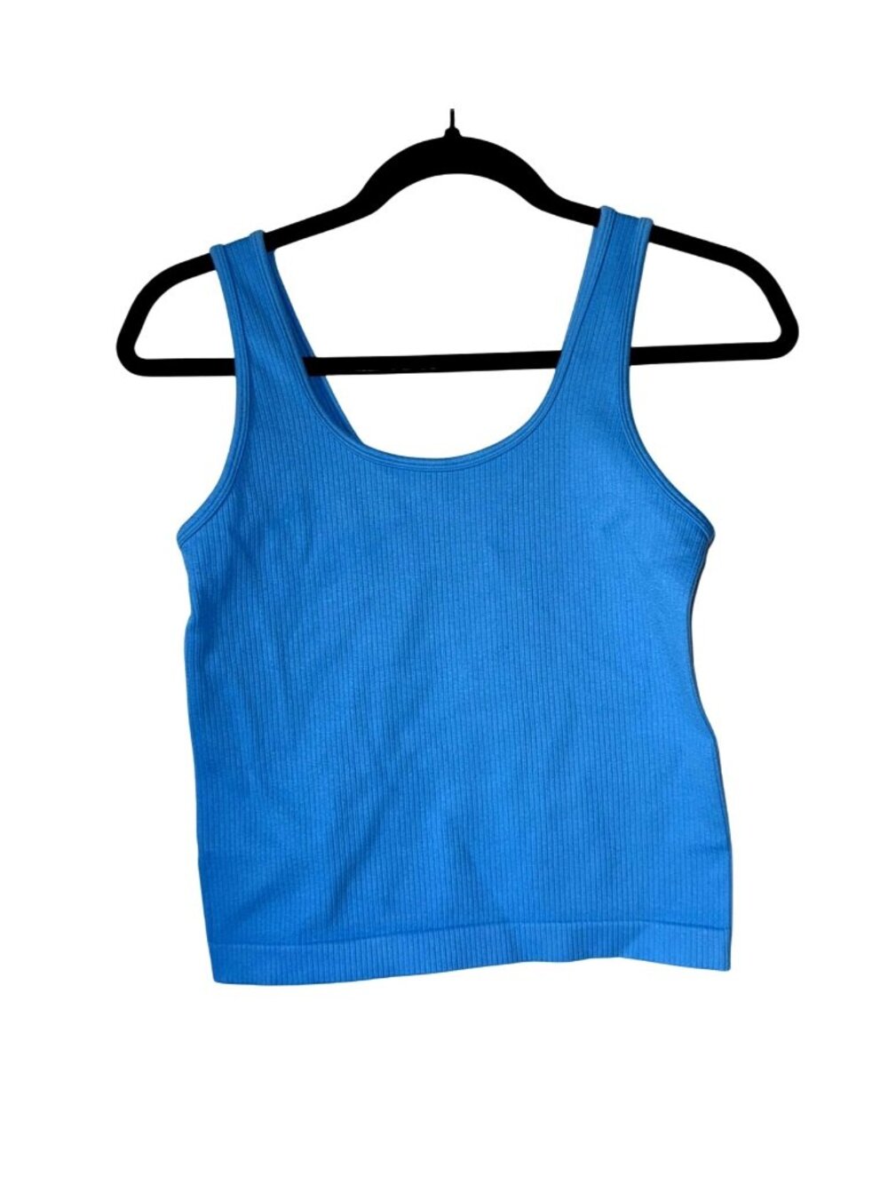 Ribbed Blue Tank Top By A New Day - Large Size - Womens Sleeveless Design For Ev